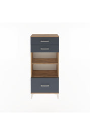 Arges Dolap 2 Raflı 3 Çekmeceli 60x30x134 - S17M008V8A