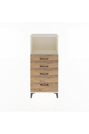 Arges Dolap Tek Raflı 4 Çekmeceli 60x30x134 - S17M009V3A