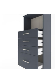 Arges Dolap Tek Raflı 4 Çekmeceli 60x30x134 - S17M009V5A