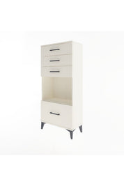 Arges Dolap Tek Raflı 4 Çekmeceli 60x30x134 - S17M010V1A