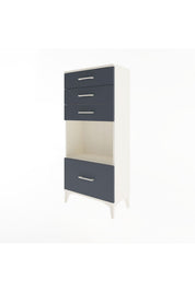 Arges Dolap Tek Raflı 4 Çekmeceli 60x30x134 - S17M010V2A