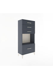 Arges Dolap Tek Raflı 4 Çekmeceli 60x30x134 - S17M010V5A