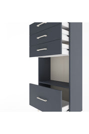 Arges Dolap Tek Raflı 4 Çekmeceli 60x30x134 - S17M010V5A