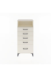 Arges Dolap Tek Raflı 5 Çekmeceli 60x30x134 - S17M011V1A