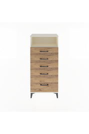 Arges Dolap Tek Raflı 5 Çekmeceli 60x30x134 - S17M011V3A