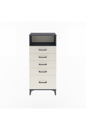Arges Dolap Tek Raflı 5 Çekmeceli 60x30x134 - S17M011V4A