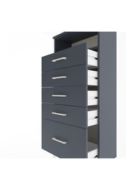 Arges Dolap Tek Raflı 5 Çekmeceli 60x30x134 - S17M011V5A