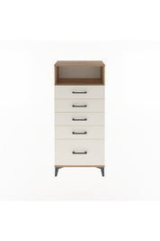 Arges Dolap Tek Raflı 5 Çekmeceli 60x30x134 - S17M011V7A
