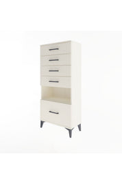 Arges Dolap Tek Raflı 5 Çekmeceli 60x30x134 - S17M012V1A