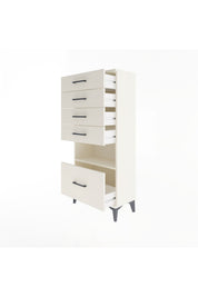 Arges Dolap Tek Raflı 5 Çekmeceli 60x30x134 - S17M012V1A