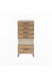 Arges Dolap Tek Raflı 5 Çekmeceli 60x30x134 - S17M012V3A