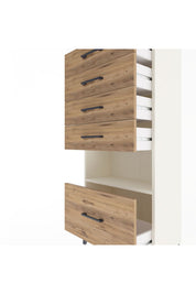 Arges Dolap Tek Raflı 5 Çekmeceli 60x30x134 - S17M012V3A