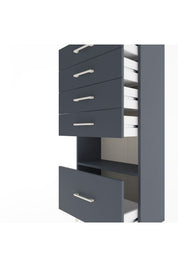Arges Dolap Tek Raflı 5 Çekmeceli 60x30x134 - S17M012V5A