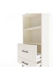 Arges Dolap 2 Raflı 2 Çekmeceli 60x30x134 - S17M013V1A