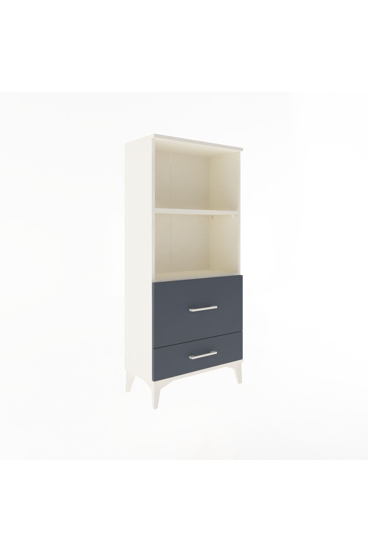 Arges Dolap 2 Raflı 2 Çekmeceli 60x30x134 - S17M013V2A