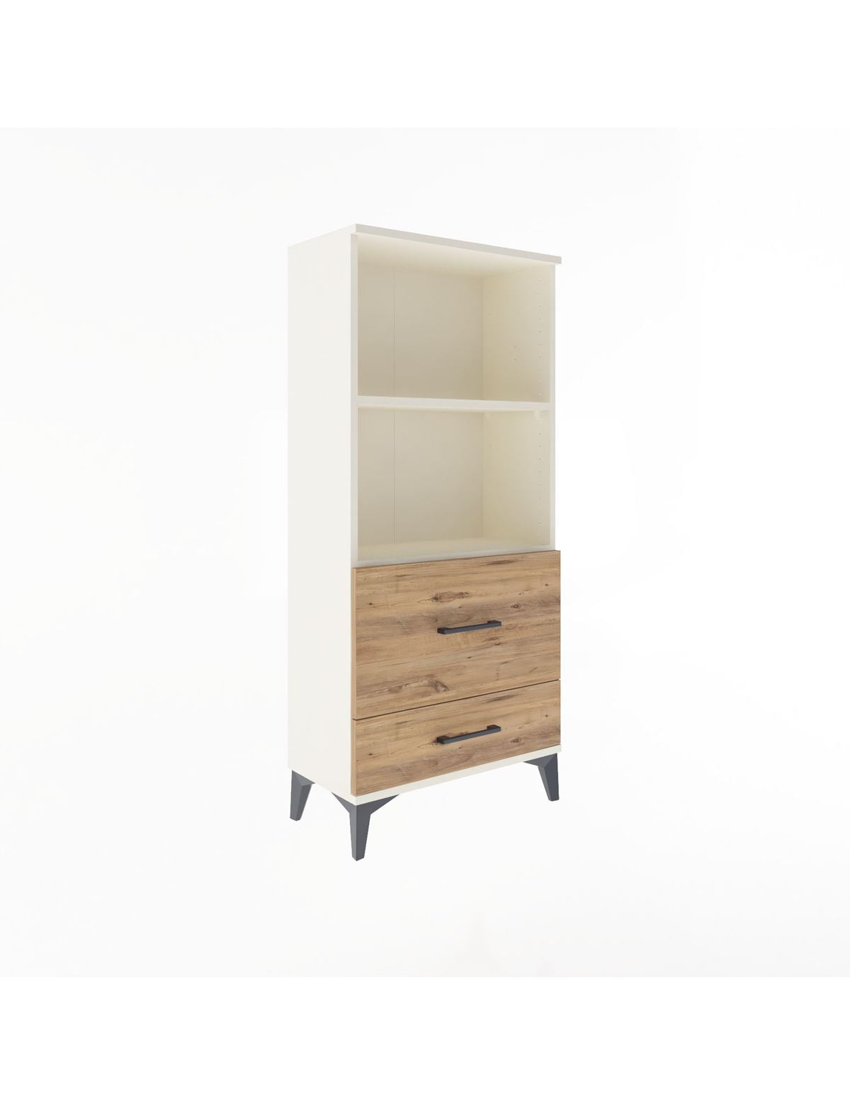 Arges Dolap 2 Raflı 2 Çekmeceli 60x30x134 - S17M013V3A