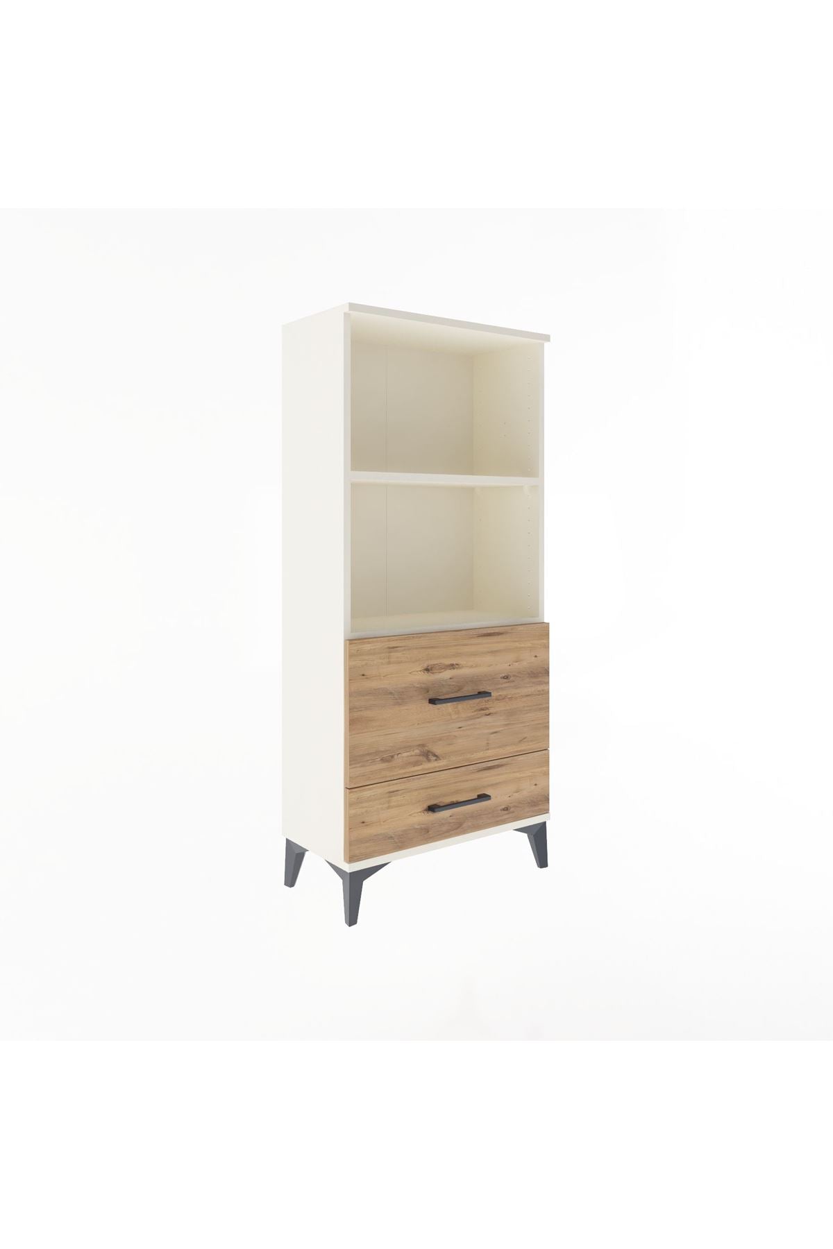 Arges Dolap 2 Raflı 2 Çekmeceli 60x30x134 - S17M013V3A