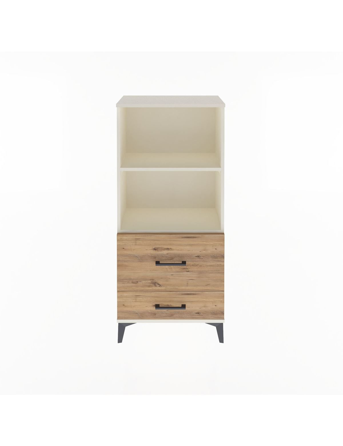 Arges Dolap 2 Raflı 2 Çekmeceli 60x30x134 - S17M013V3A