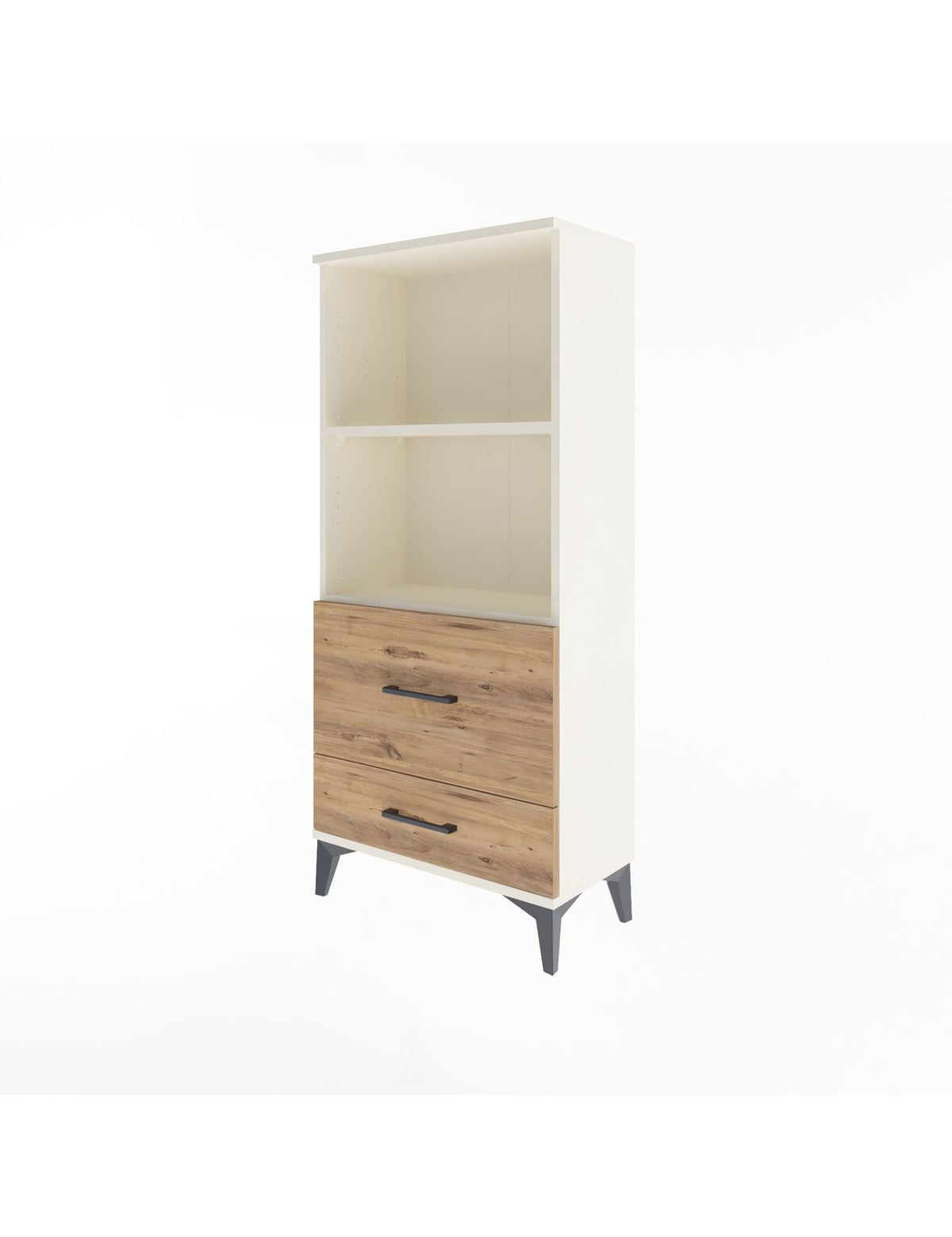 Arges Dolap 2 Raflı 2 Çekmeceli 60x30x134 - S17M013V3A