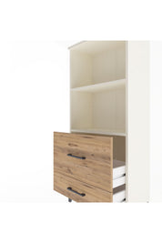 Arges Dolap 2 Raflı 2 Çekmeceli 60x30x134 - S17M013V3A