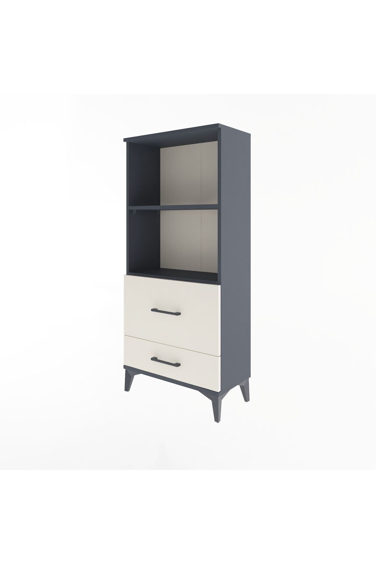Arges Dolap 2 Raflı 2 Çekmeceli 60x30x134 - S17M013V4A