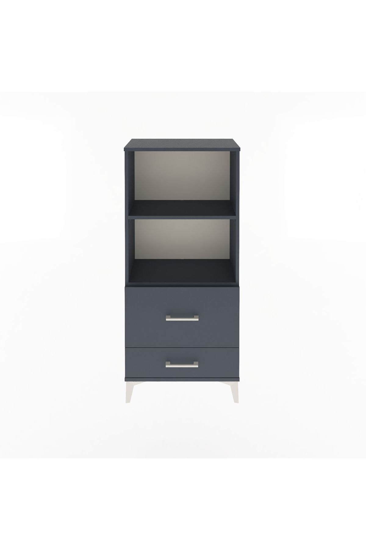 Arges Dolap 2 Raflı 2 Çekmeceli 60x30x134 - S17M013V5A