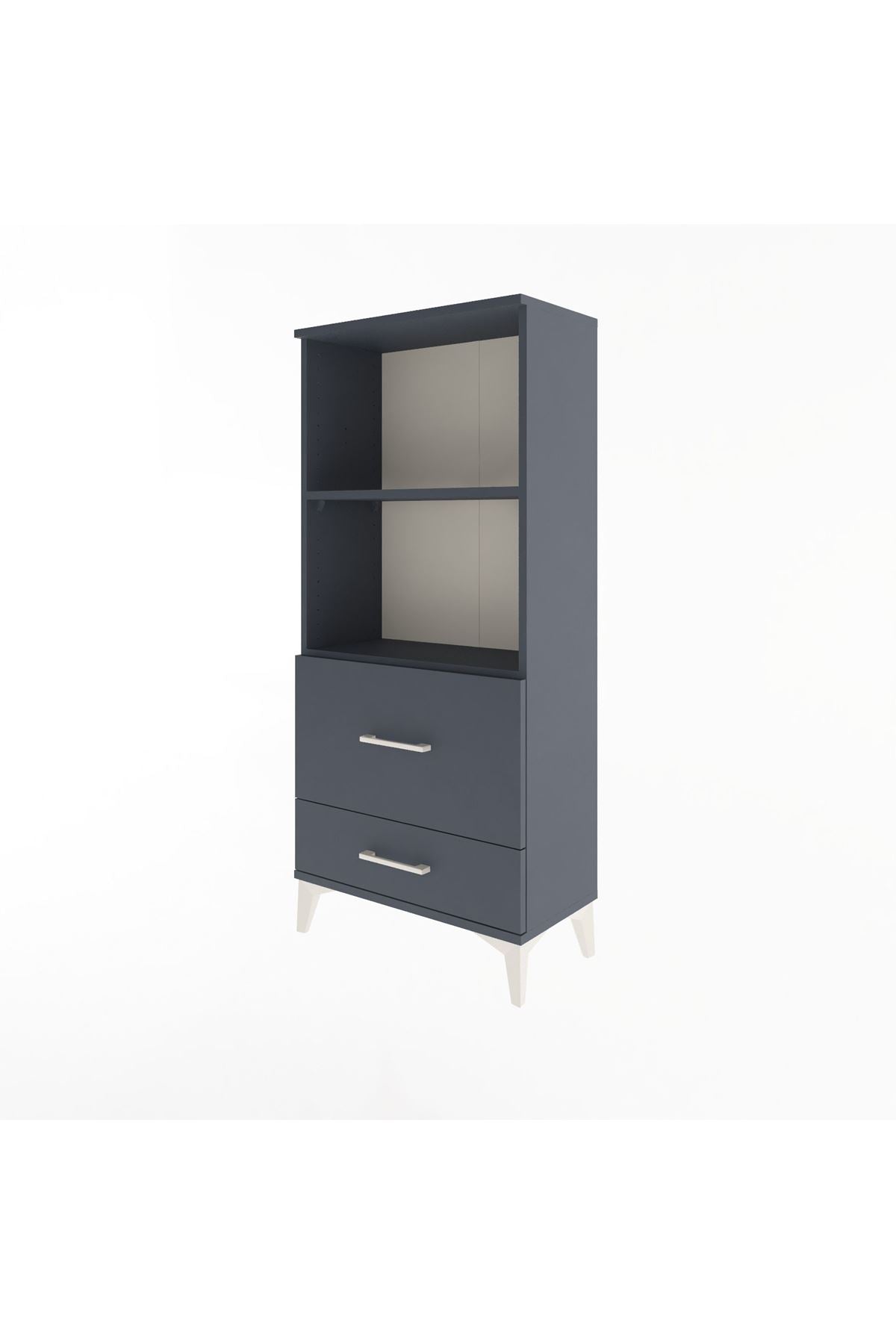 Arges Dolap 2 Raflı 2 Çekmeceli 60x30x134 - S17M013V5A