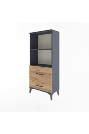 Arges Dolap 2 Raflı 2 Çekmeceli 60x30x134 - S17M013V6A