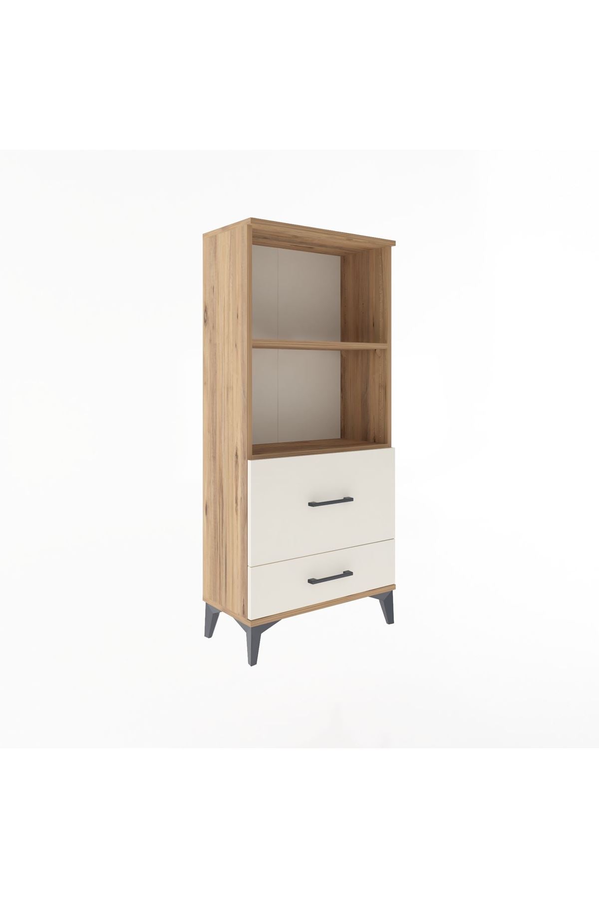 Arges Dolap 2 Raflı 2 Çekmeceli 60x30x134 - S17M013V7A