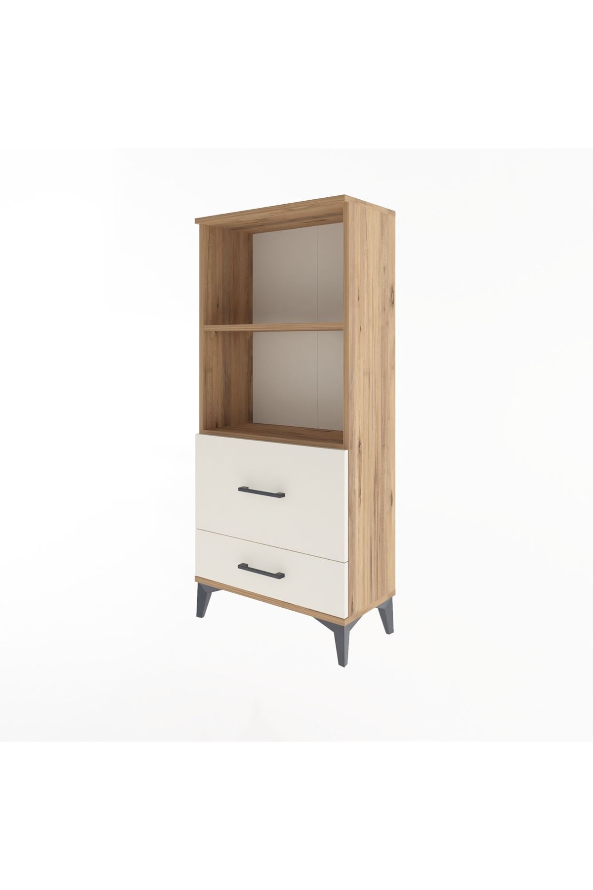 Arges Dolap 2 Raflı 2 Çekmeceli 60x30x134 - S17M013V7A