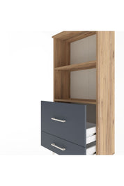 Arges Dolap 2 Raflı 2 Çekmeceli 60x30x134 - S17M013V8A