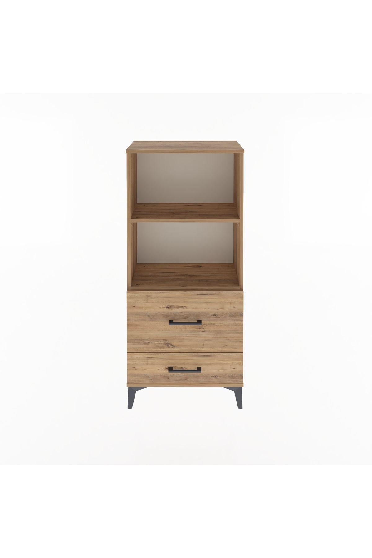 Arges Dolap 2 Raflı 2 Çekmeceli 60x30x134 - S17M013V9A
