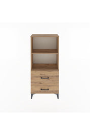 Arges Dolap 2 Raflı 2 Çekmeceli 60x30x134 - S17M013V9A
