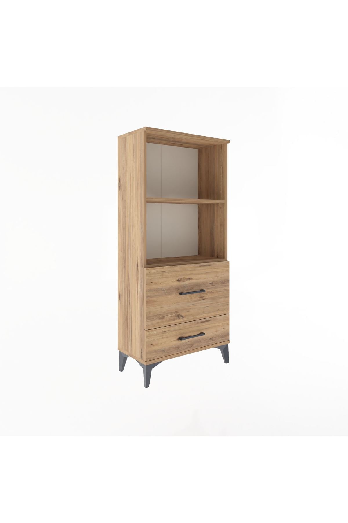Arges Dolap 2 Raflı 2 Çekmeceli 60x30x134 - S17M013V9A