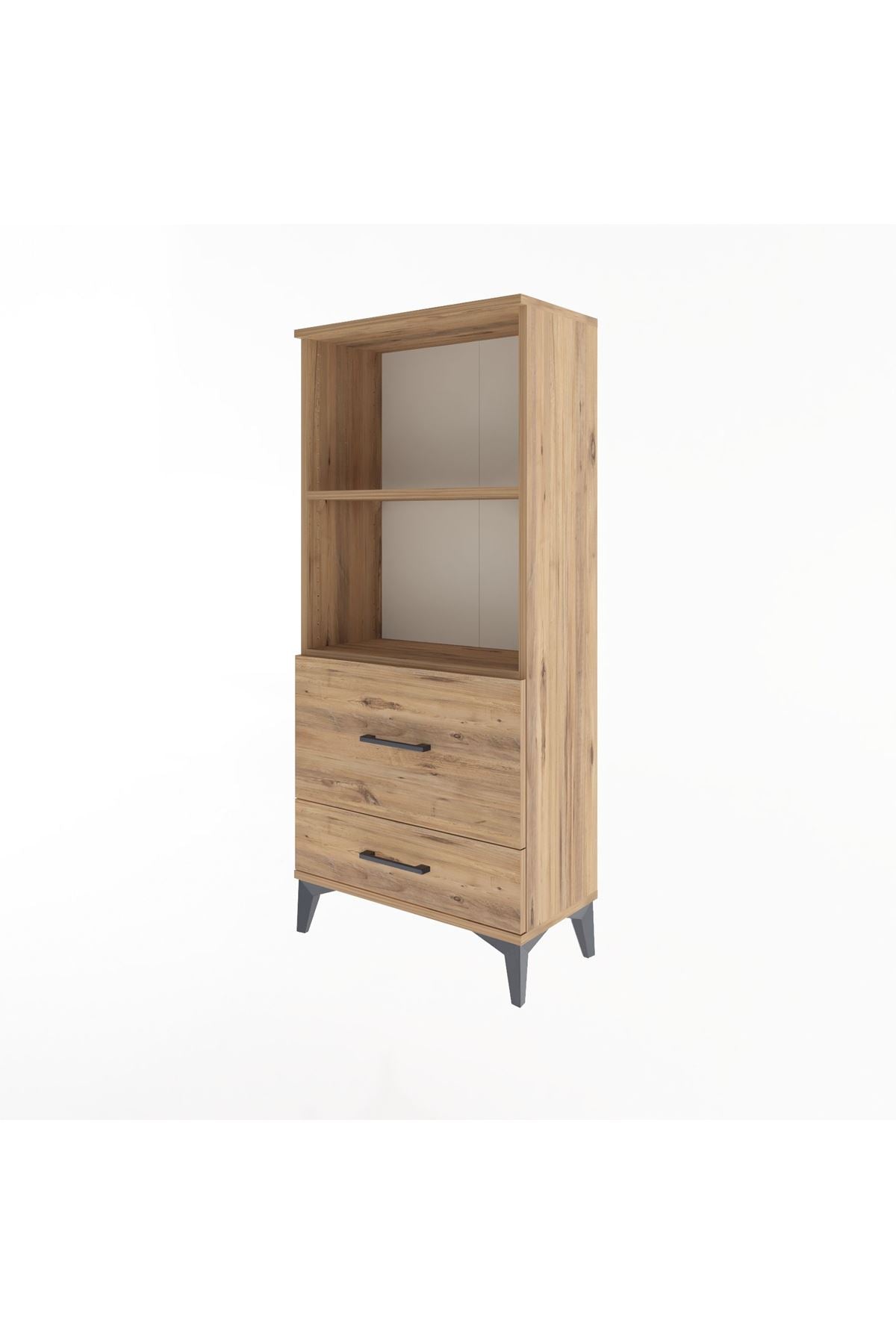 Arges Dolap 2 Raflı 2 Çekmeceli 60x30x134 - S17M013V9A