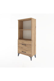 Arges Dolap 2 Raflı 2 Çekmeceli 60x30x134 - S17M013V9A