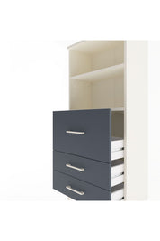 Arges Dolap 2 Raflı 3 Çekmeceli 60x30x134 - S17M014V2A