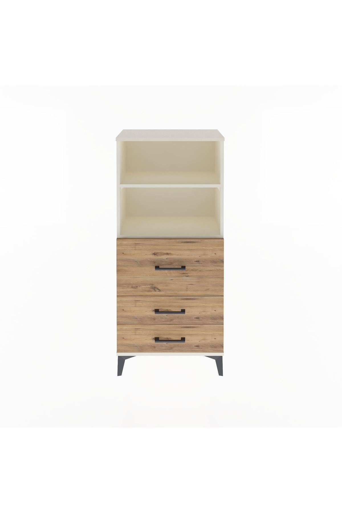 Arges Dolap 2 Raflı 3 Çekmeceli 60x30x134 - S17M014V3A