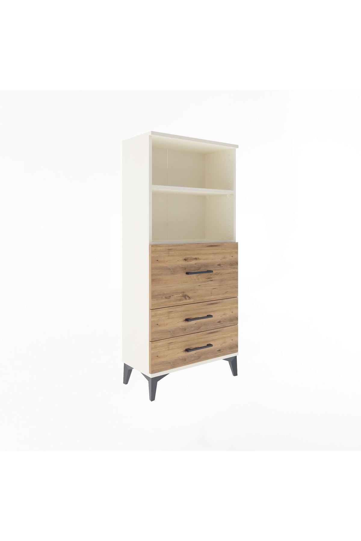 Arges Dolap 2 Raflı 3 Çekmeceli 60x30x134 - S17M014V3A