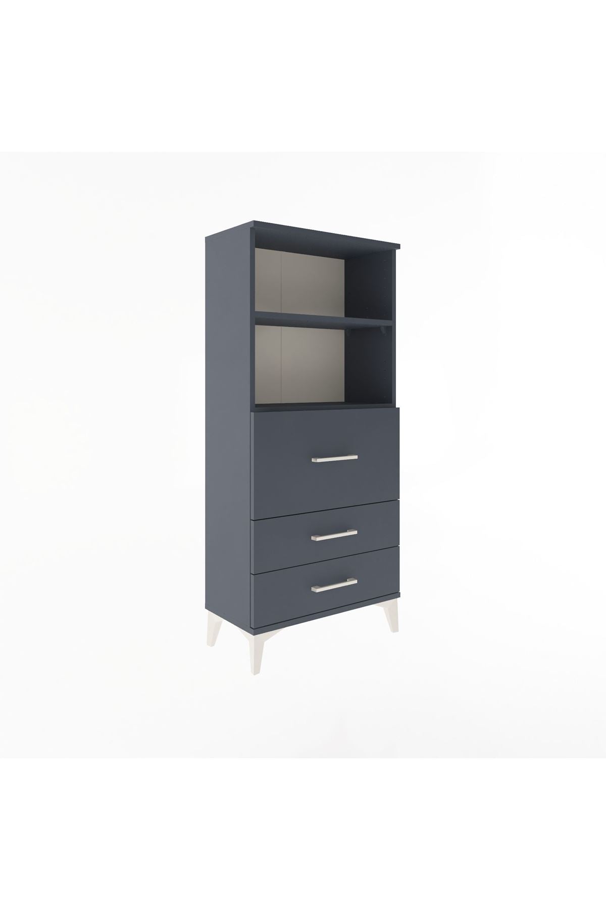 Arges Dolap 2 Raflı 3 Çekmeceli 60x30x134 - S17M014V5A