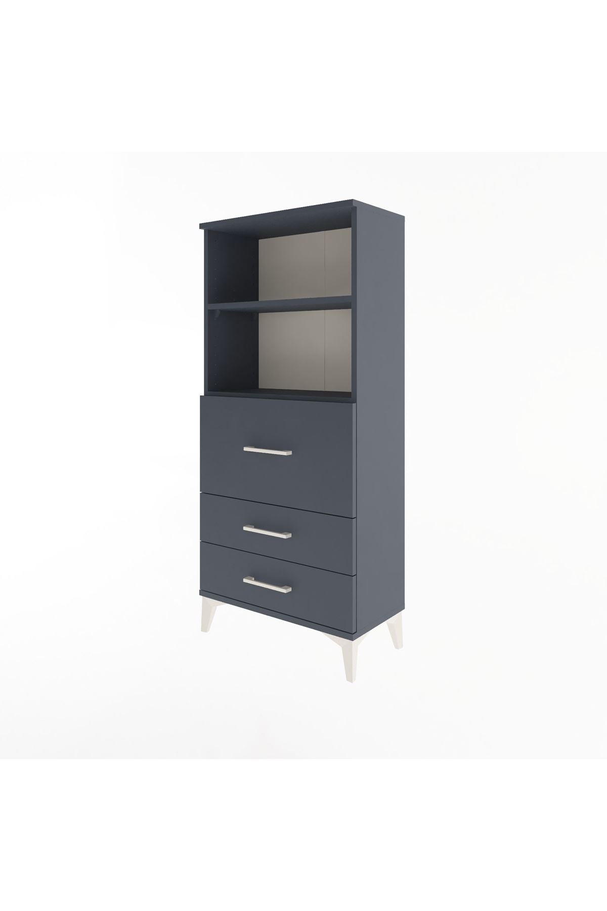Arges Dolap 2 Raflı 3 Çekmeceli 60x30x134 - S17M014V5A
