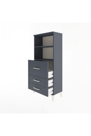 Arges Dolap 2 Raflı 3 Çekmeceli 60x30x134 - S17M014V5A