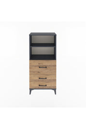 Arges Dolap 2 Raflı 3 Çekmeceli 60x30x134 - S17M014V6A