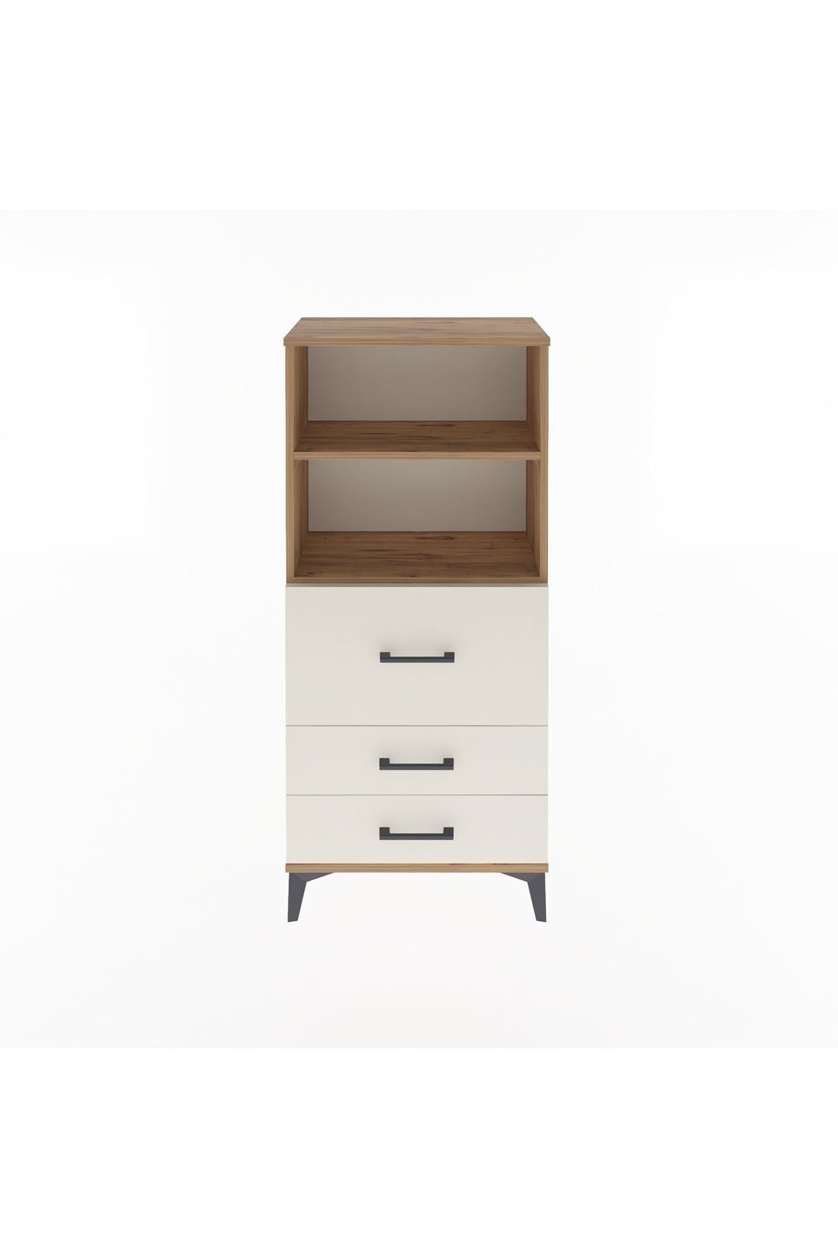 Arges Dolap 2 Raflı 3 Çekmeceli 60x30x134 - S17M014V7A