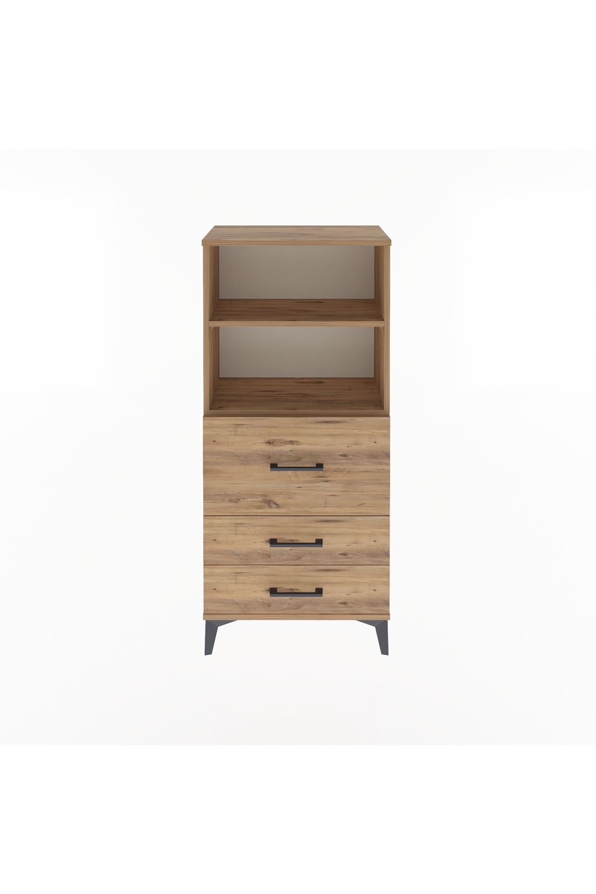 Arges Dolap 2 Raflı 3 Çekmeceli 60x30x134 - S17M014V9A
