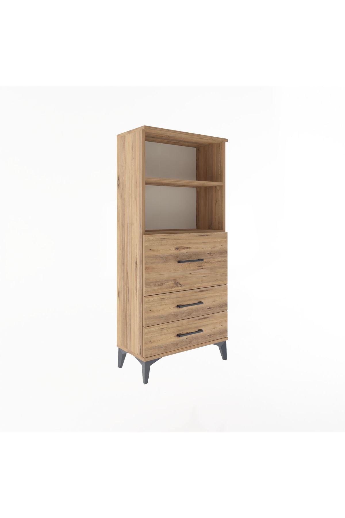 Arges Dolap 2 Raflı 3 Çekmeceli 60x30x134 - S17M014V9A