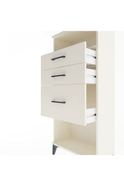 Arges Dolap Tek Raflı 3 Çekmeceli 60x30x134 - S17M015V1A