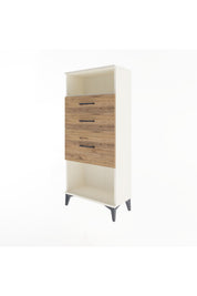 Arges Dolap Tek Raflı 3 Çekmeceli 60x30x134 - S17M015V3A