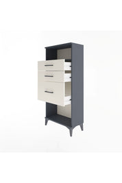 Arges Dolap Tek Raflı 3 Çekmeceli 60x30x134 - S17M015V4A