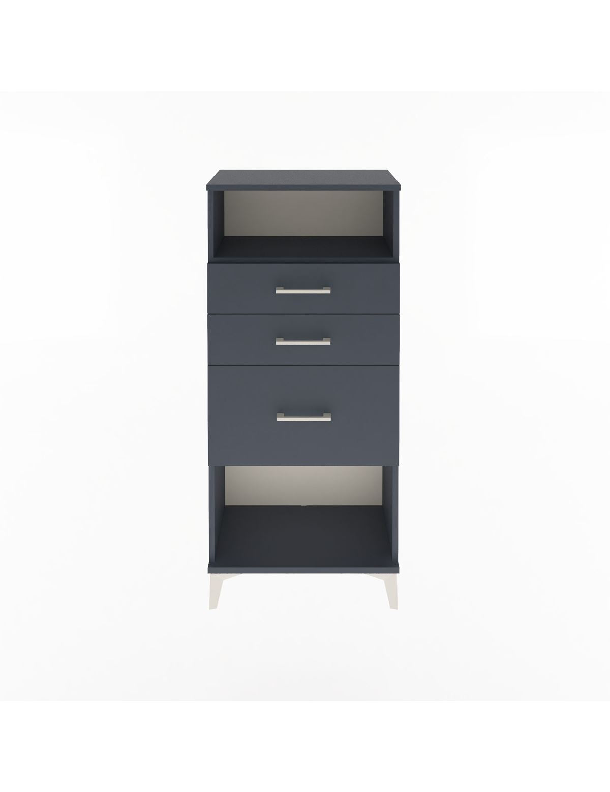 Arges Dolap Tek Raflı 3 Çekmeceli 60x30x134 - S17M015V5A